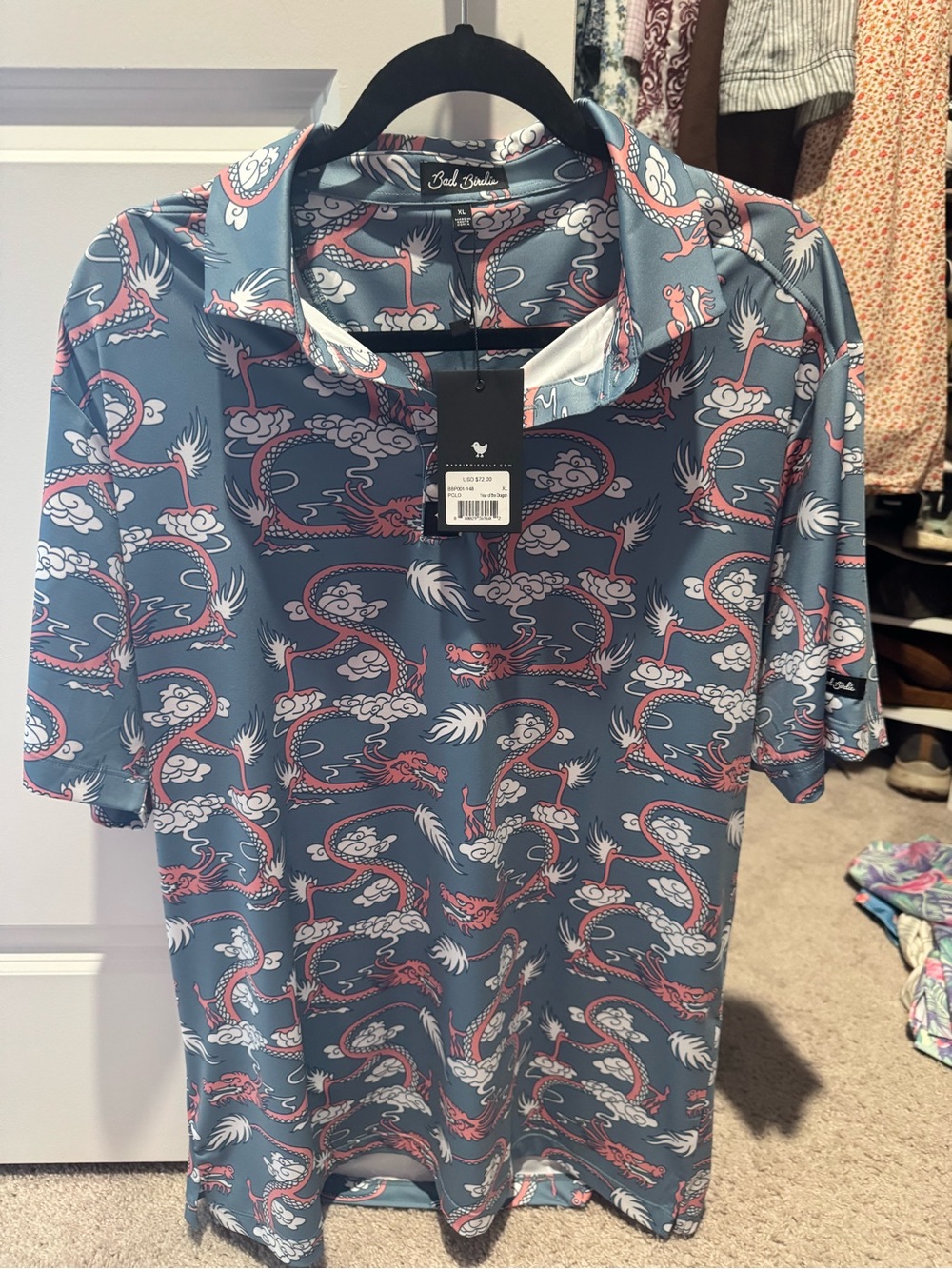 Bad Birdie Men’s XL Golf Polo